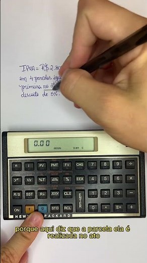 Calculadora HP-12C, Prova CEA.