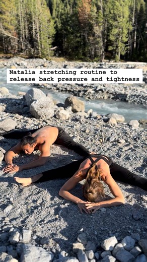 132K views · 2.4K reactions | Natalia shows her daily stretches to...