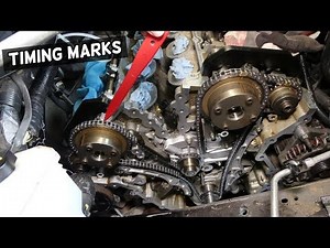FORD FLEX 3.5 V6 TIMING CHAIN MARKS. TIMING MARKS