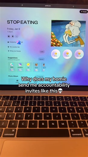 Lowkey needed @Partiful #fyp #invite #accountability