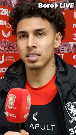 Jeremy Sarmiento's post-match reaction after his first Boro start 💬 | Middlesbrough FC