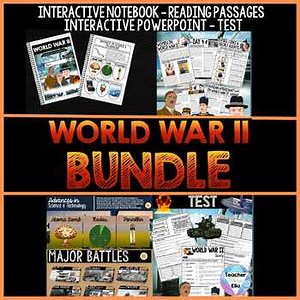 World War 2 Activities Bundle/World War II Projects/World History Lesson Plan