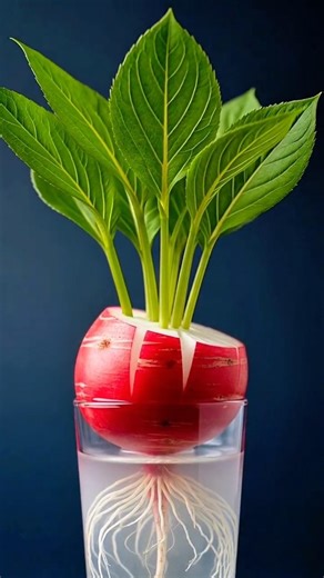 Radish Timelapse Growth | Macro Botanical Magic #shorts #shortvideo #timelapse