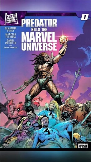 Predator goes 2 work on Marvel universe 😱