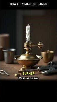 Oil Lamp Wicks Pull Fuel UPWARD Using Capillary Action... It's Pure Physics 🕯️