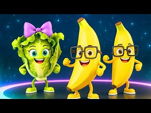 Frutas Bailando Cumbia 🥬🍌 Lechuga Banana | Canciones Infantiles