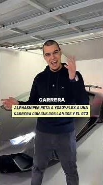 ALPHA RETA a PLEX a una CARRERA #alpha #plex #lamborghini