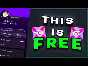 Nitro Profile Customization For Free! (Tutorial)