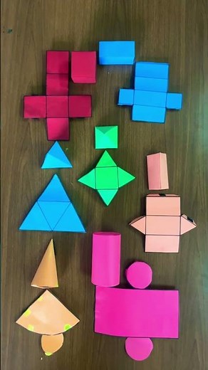 3D Geometrical Solids and their Nets.