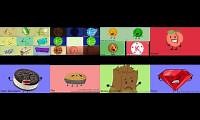 Mix of 8 videos from youtube : Bfdi Auditions But With 26 Other Reanimations