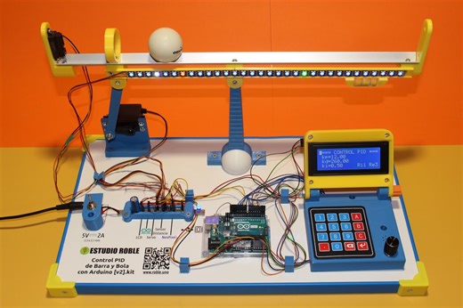 Ball and Beam PID Control System Trainer – Fully Assembled & Tested – Arduino UNO – Standalone Kp Ki Kd Tuning, Neopixel Position Display - Etsy Canada
