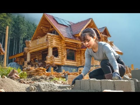 Building the Most Beautiful House | How to Build a Big Farmhouse Quickly