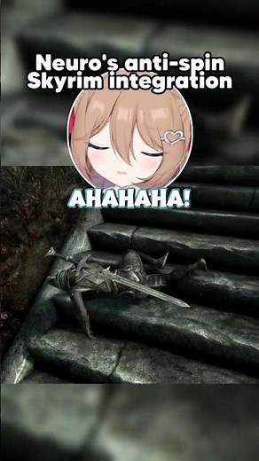 AI VTuber plays Skyrim