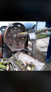 862K views · 196 reactions | Crazy Homemade Firewood Processing | Friendly machines | Facebook