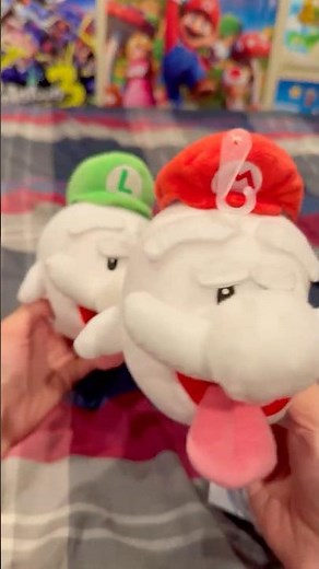 BOO Mario and Luigi Custom Plush Review! #shorts #mariogalaxy #marioplush #unboxing #review #mario