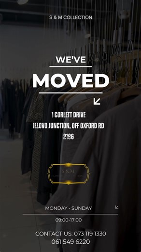 S&M Collection, now at a new location!🔥 Visit us at our new space📍#newbeginnings