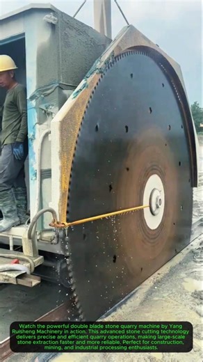 Double Blade Stone Quarry Machine | Yang Ruisheng Machinery Cutting ProcessDouble Blade Ston ⛏️