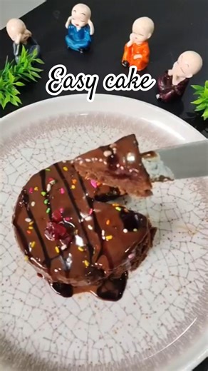 How to Make Cake at Home | Easy Cake Recipe Without Oven #shorts #recipe
