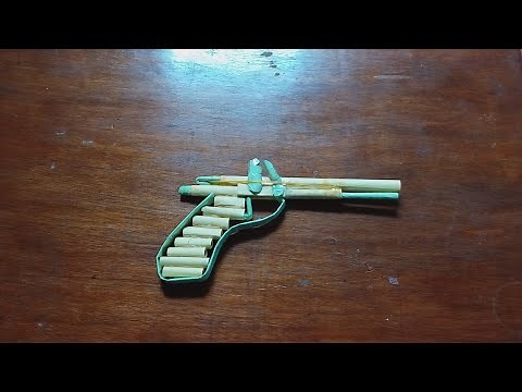How to Make a Paper Gun(Flintlock Pistol) That Shoot!!