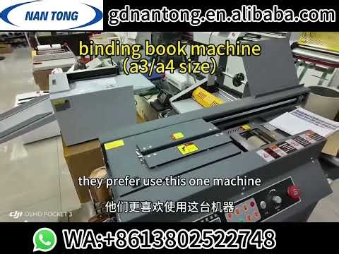 📚 Perfect binding every time — clean & strong.