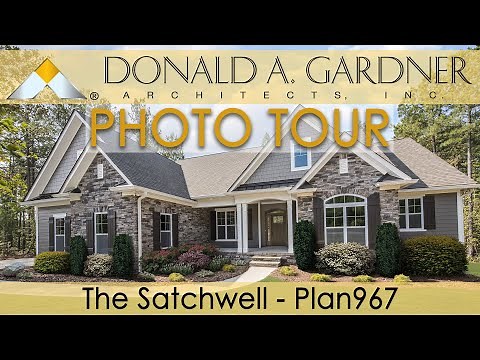 Small house plan with a four bedrooms and Craftsman style | The Satchwell