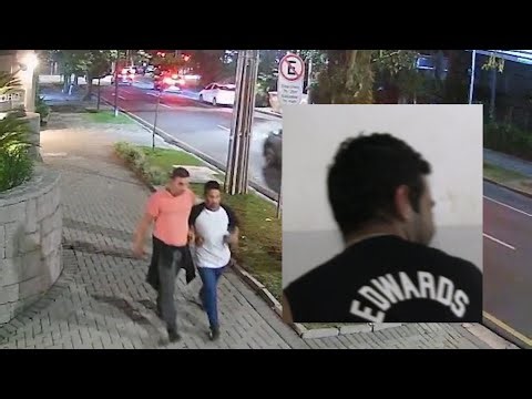 Man suspected of stabbing woman during robbery in downtown Curitiba is arrested.