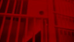 prison, prison cell bars and prison door, escape from prison, bank...