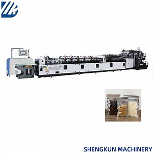 [Hot Item] Good-Quality Personalizable Standa up Pouch Making Machine with Material Storage Device