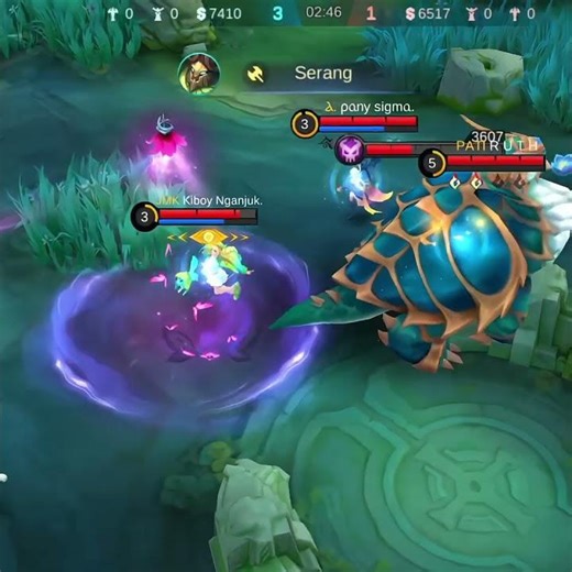 Angela dapat turtle meme mlbb