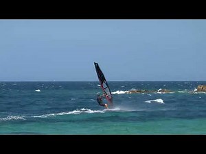 Windsurfing in Porpo Pollo, Sardinia
