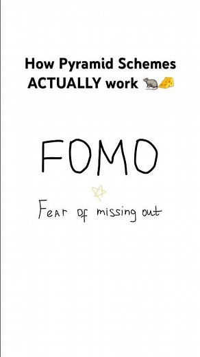 How Pyramid Schemes ACTUALLY work 🐀🧀 #finance #animation #money #scam