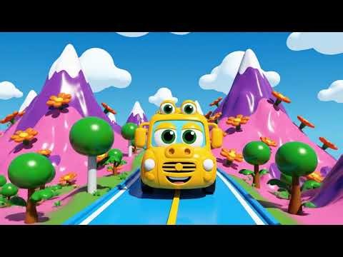 The Jungle Bus Is Rolling! 🐵🌳 Kids Song with Animals