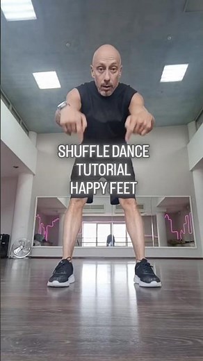 Shuffle dance tutorial Happy feet #shorts #dance #bestshuffle #топ #тренды #танцы #обучениетанцам