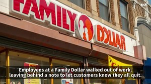 99K views · 323 reactions | Employees at a Nebraska Family Dollar walked out of work, leaving a sign on the door to let customers know they all quit. >> https://bit.ly/3yuX1Vn | WSOC-TV | Facebook