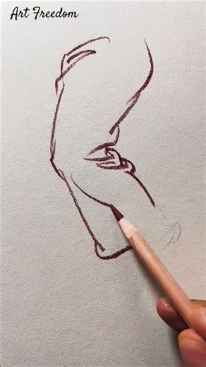 How to draw Bottom part #artisticchannel #artshort