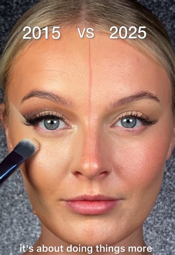 2015 VS 2025 ✨ #makeuptrends #trendingmakeup #trendingmakeuplooks #2015vs2025makeup