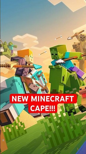 NEW MINECRAFT CAPE!!