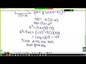 Unit 1.5 Notes - Quadratic Optimization
