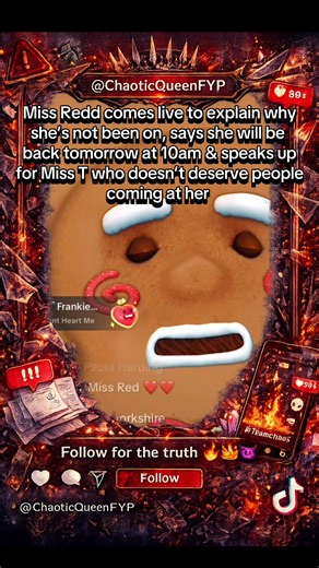 Miss Red Addresses Concerns About Her Absence Live