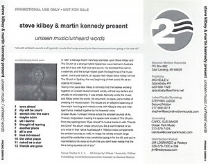 Steve Kilbey & Martin Kennedy - Present - Unseen Music Unheard Words