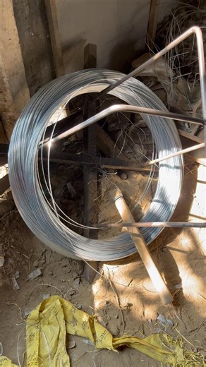 Cutting gi wire made Bauandary #viral #wireworks #wirecuttingtool #machine