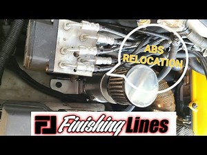 01-05 IS300 ABS RELOCATION FOR TURBO BUILD EXPLAINED (FINISHING LINES KIT)