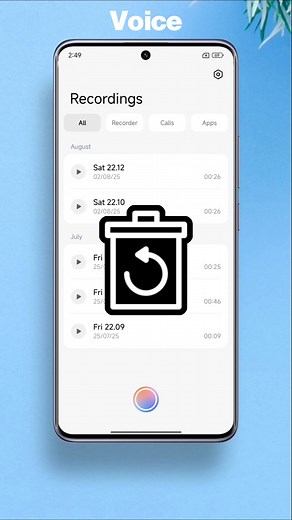 how to get back deleted voice recordings in #xiaomi #redmi #poco #recorder #shorts #tips #android