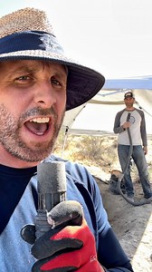 Dry dredging the California Desert with shop vacuums #fatherson #goldrush Kevin Delf @topfans | Chrisundertaking
