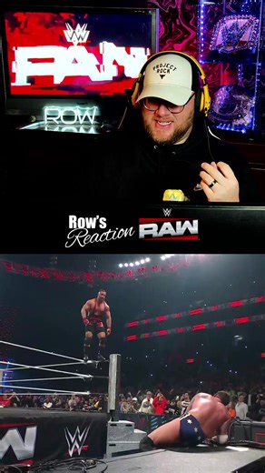 Bron Breakker takes flight to take out CM Punk! #WWE #ProWrestling #WWERaw #BronBreakker #CMPunk