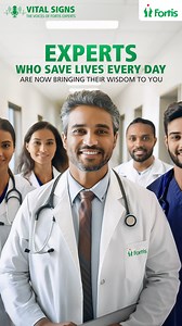 3.5K views · 18 reactions | Introducing Vital Signs – Where Fortis experts bring life-saving wisdom straight to you. From everyday health queries to transformative answers, we’re here to make healthcare simple and accessible. Stay tuned for insights that help you live safer, healthier, and stronger! #AtFortisWeCare #FortisHealthcare #VoicesOfExperts #VitalSigns | Fortis Healthcare | Facebook