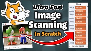 【griffpatch】光线投射3D游戏 Part7：超快彩色图像扫描仪：Scratch Tutorials