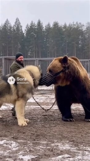 Marck Barrera Art on Instagram: "Bear size Dog #ovcharka #russia #dogs #alabai #mastiff #bears"