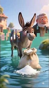 The donkey and men "Best moral story for kids and adults"
