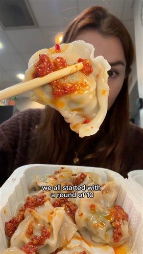 Dumpling challenge!! 📍Shu Jiao Fu Zhou #dumpling #chinesefood #foodchallenge #nycfood #eating | KarissaEats